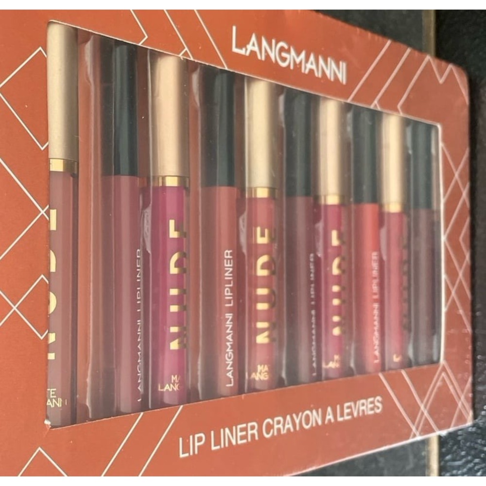 12 PC SET - 6 lip liners + 6 matching lip glosses - New Sealed pkg